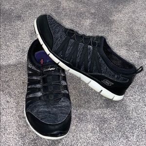 SKECHERS Women’s Sneakers, Dark Gray